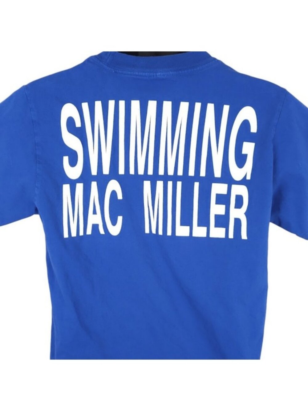 Mac Miller T Shirt Mens Size Medium Blue Swimming Yin Yang